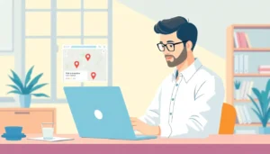 Visibilité en ligne des entreprises de services locaux : artisan consultant sa fiche établissement sur Google